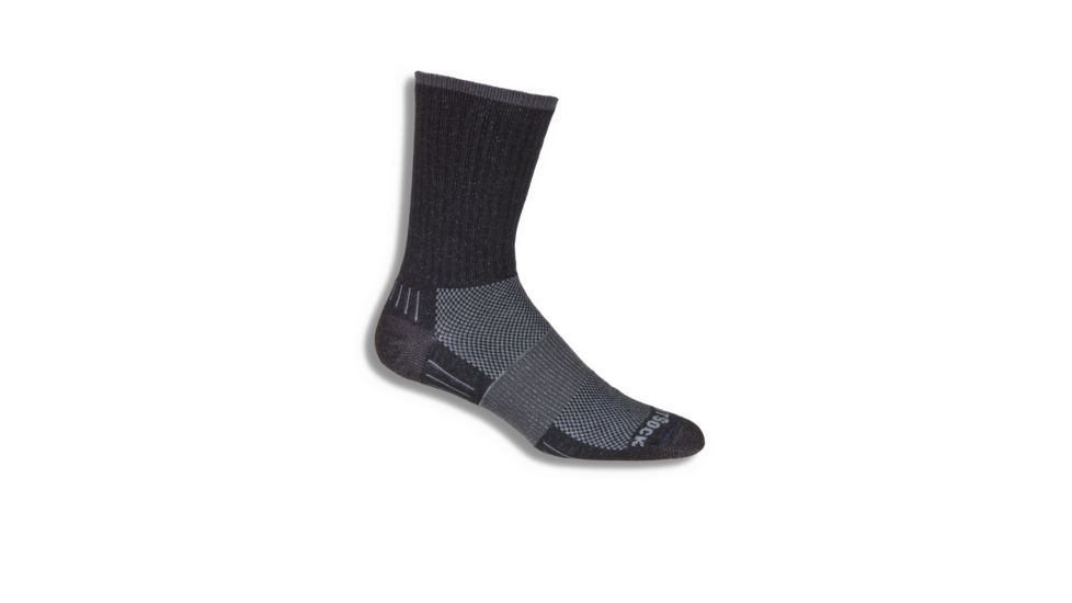Wrightsock Escape Crew Sock, Black, Small, 9561.03
