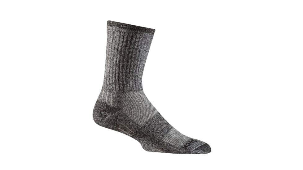 Wrightsock Escape Crew Sock, Black Twist, Small, 9561.5301