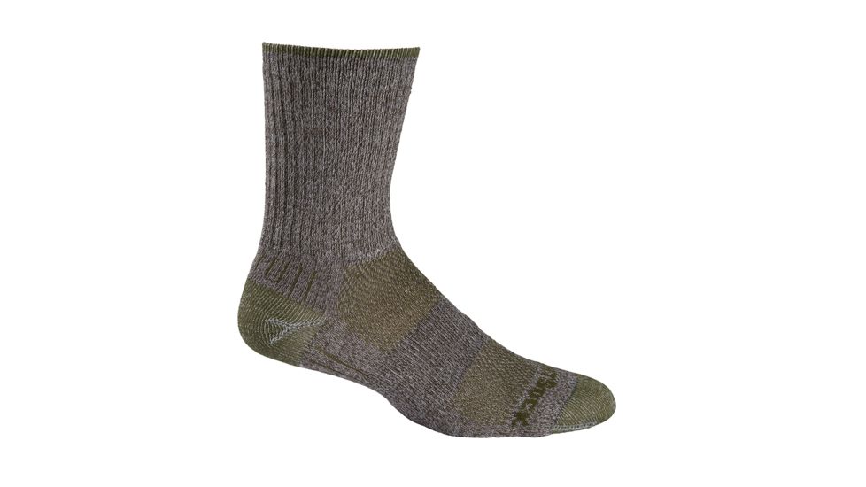 Wrightsock Escape Crew Sock, Trail Green, Extra Large, 9564.1101