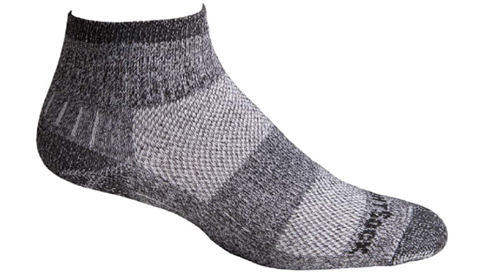 Wrightsock Escape Qtr Socks, Black Twist, Small, 9551.5301