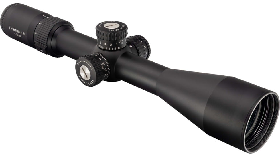 Wulf Optics 4-16x50mm 30mm Tube Rifle Scope, Second Focal Plane, Wire Reticle, Black, WU9112