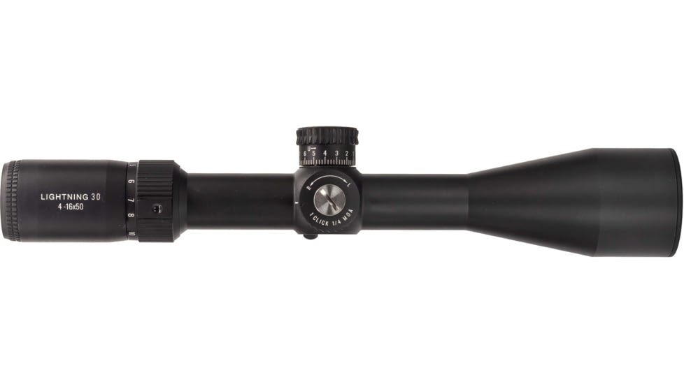 Wulf Optics 4-16x50mm 30mm Tube Rifle Scope, Second Focal Plane, Wire Reticle, Black, WU9112