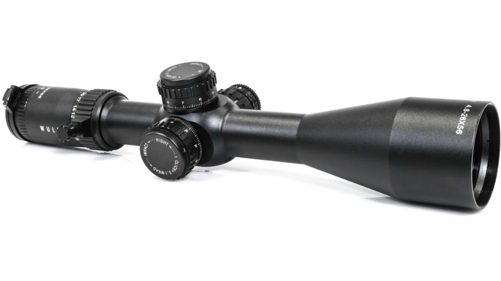 Wulf Optics Defender 4.8-26x56 Rifle Scope, 34mm Tube, First Focal Plane, MOA Reticle, Black, WU9150