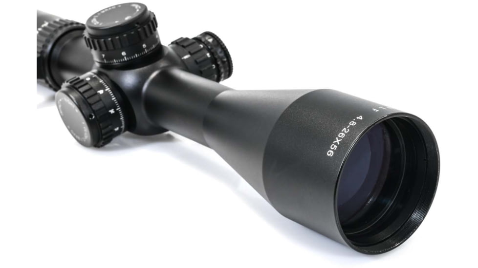 Wulf Optics Defender 4.8-26x56 Rifle Scope, 34mm Tube, First Focal Plane, MOA Reticle, Black, WU9150