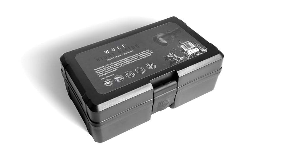 Wulf Optics FIIR LED 850NM IR 50mm Illuminator, Black, WU4006