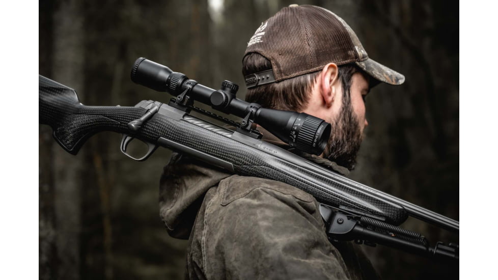 Wulf Optics Fireball 3-9x40 AO Rifle Scope, 1in Tube, Second Focal Plane, Half Mil-Dot Reticle, Black, WU9100