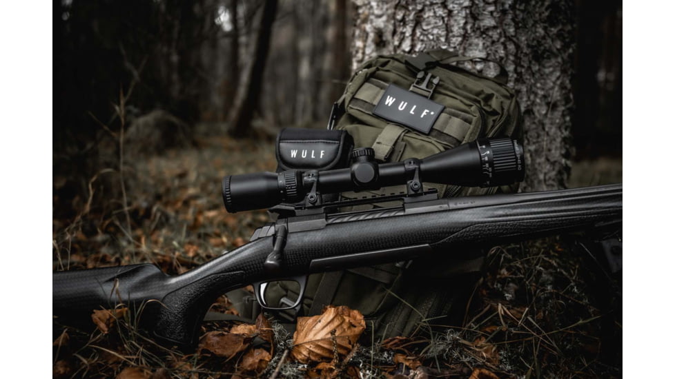 Wulf Optics Fireball 3-9x40 AO Rifle Scope, 1in Tube, Second Focal Plane, Half Mil-Dot Reticle, Black, WU9100