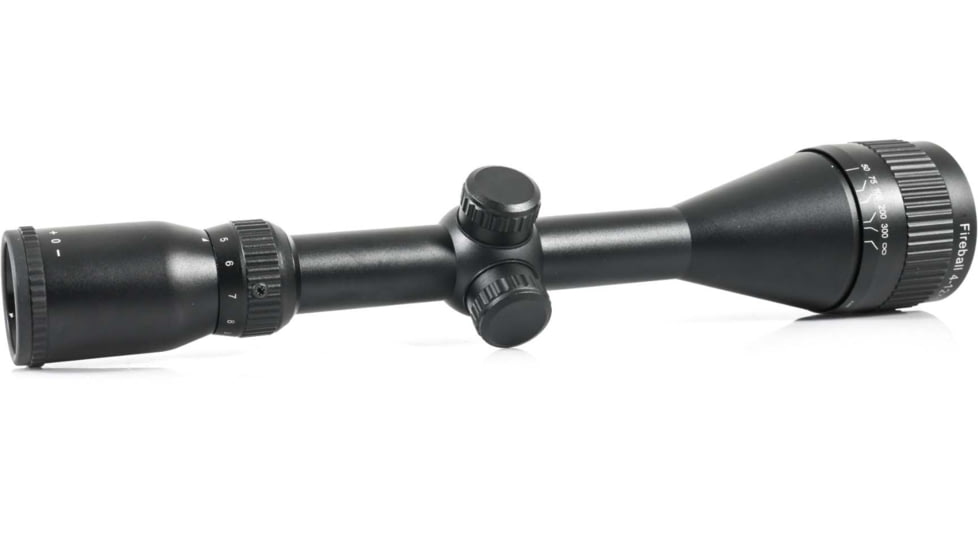 Wulf Optics Fireball 4-12x50 AO Rifle Scope, 1in Tube, Second Focal Plane, Half Mil-Dot Reticle, Black, WU9101