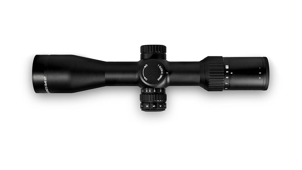 Wulf Optics Hurricane Compact 3-10x40mm 30mm Tube Rifle Scope, Second Focal Plane, W-MIL1 Illuminated Reticle, Black, WU9114