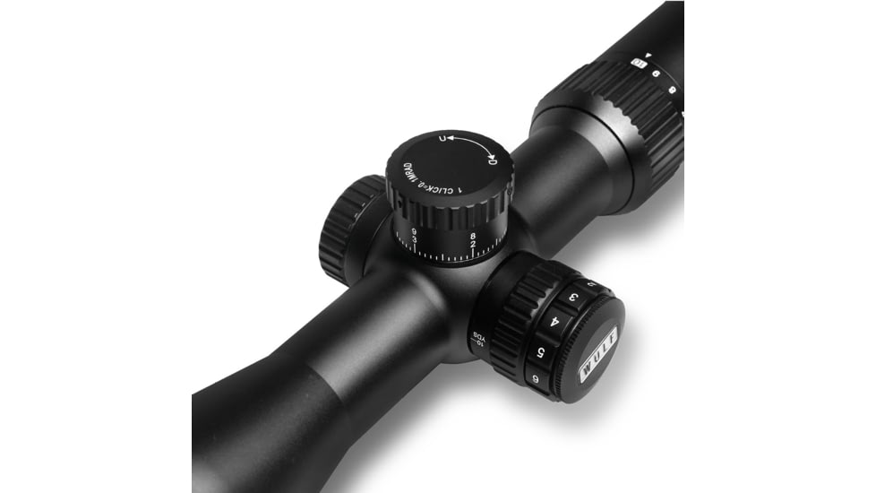 Wulf Optics Hurricane Compact 3-10x40mm 30mm Tube Rifle Scope, Second Focal Plane, W-MIL1 Illuminated Reticle, Black, WU9114