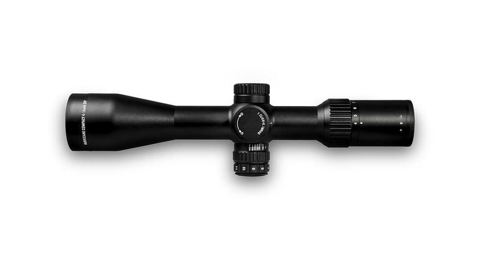 Wulf Optics Hurricane Compact 4-14x44mm 30mm Tube Rifle Scope, Second Focal Plane, W-MIL1 Illuminated Reticle, Black, WU9115
