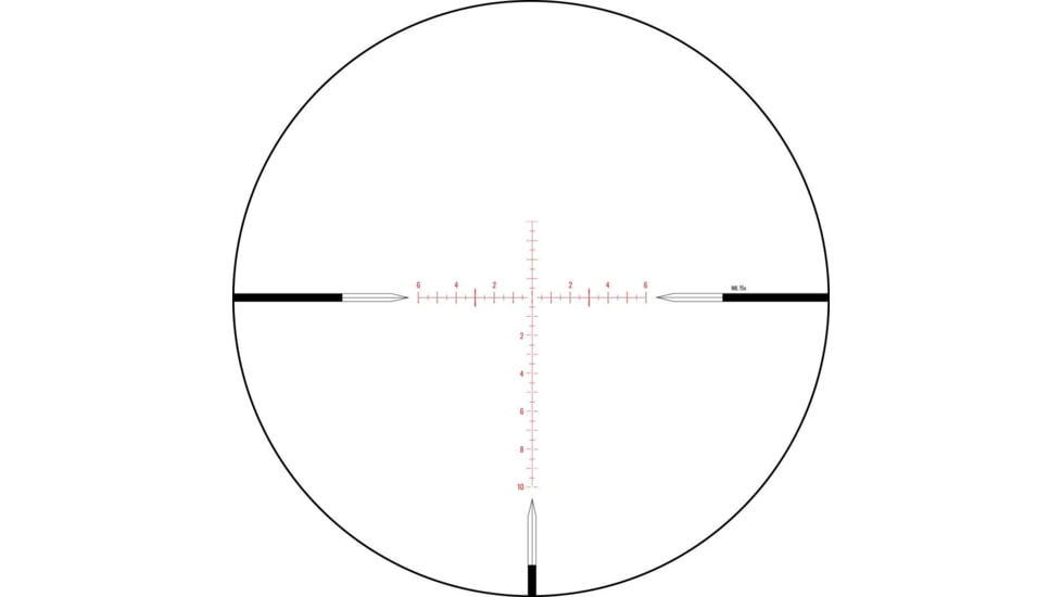 Wulf Optics Wulf Defender 30 3-15x44mm 30mm Tube Second Focal Plane Rifle Scope, Black, Medium, WU9155