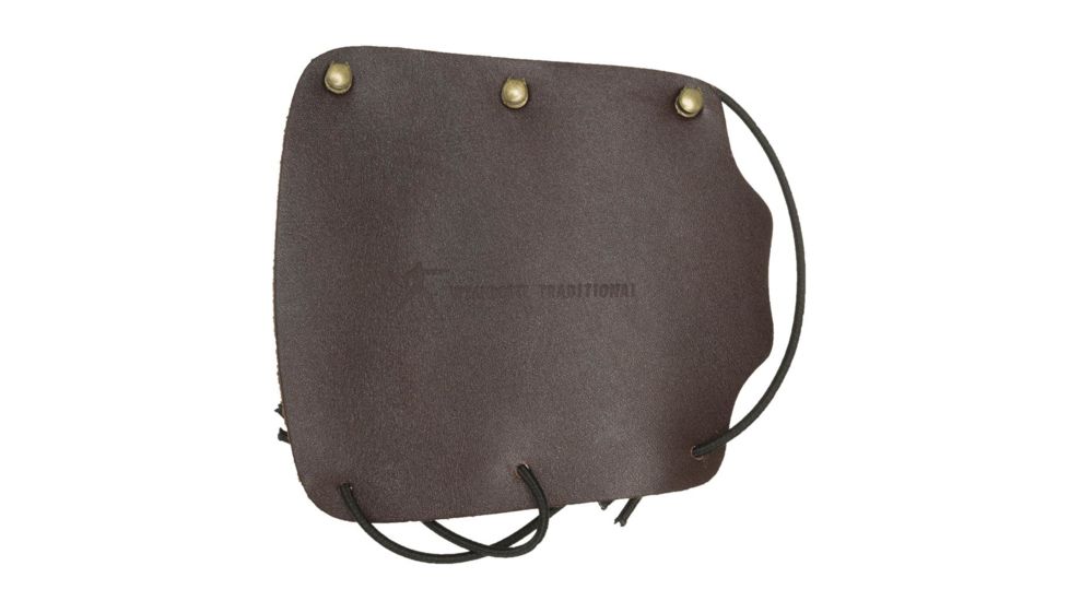 Wyandotte Leather Armguard, Brown Hook and Loop 5.5 in. 9600