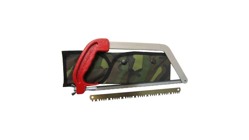 Wyoming Knife Saw I, 11.125 in, Steel, w/Camo Nylon Sheath, WSSP-C