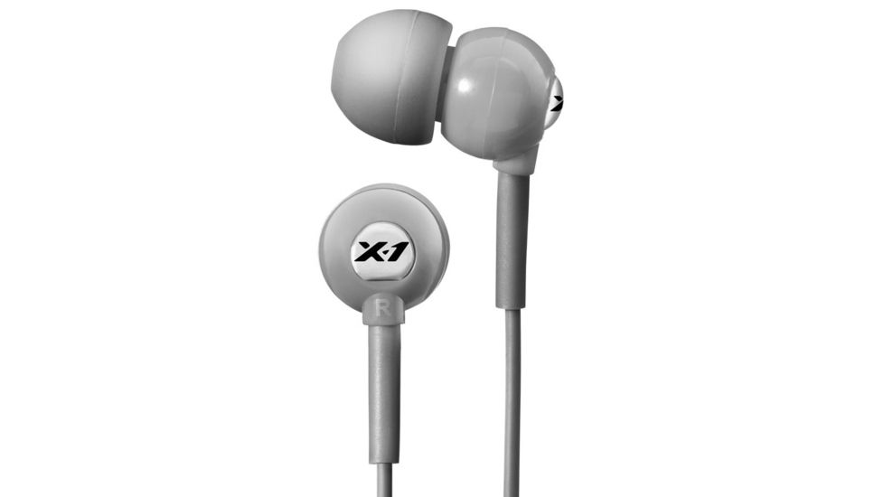 X-1 Audio Flex Waterproof Headphones, Gray H2O-CB1-GR