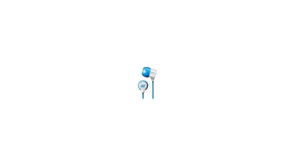 X-1 Audio Surge In-Ear Waterproof Headphone, White and Blue H2O-SG-MN1-WE