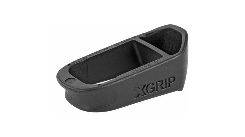 X-GRIP Magazine Spacer, Fits Glock 19/23 G5, Adds 2 Rounds, Black GL19-23-G5