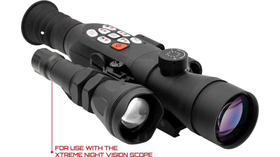 X-Vision Night Vision IR Flashlight, Black, XANF100