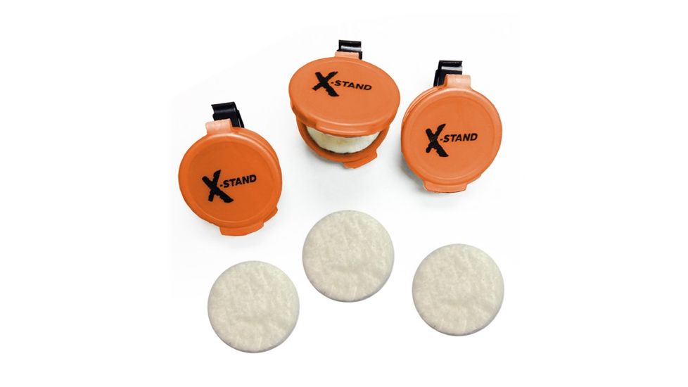 X-Stand Quick Clip Scent Disk Dispenser, 3 Dispensers/6 Scent Disks XATR255