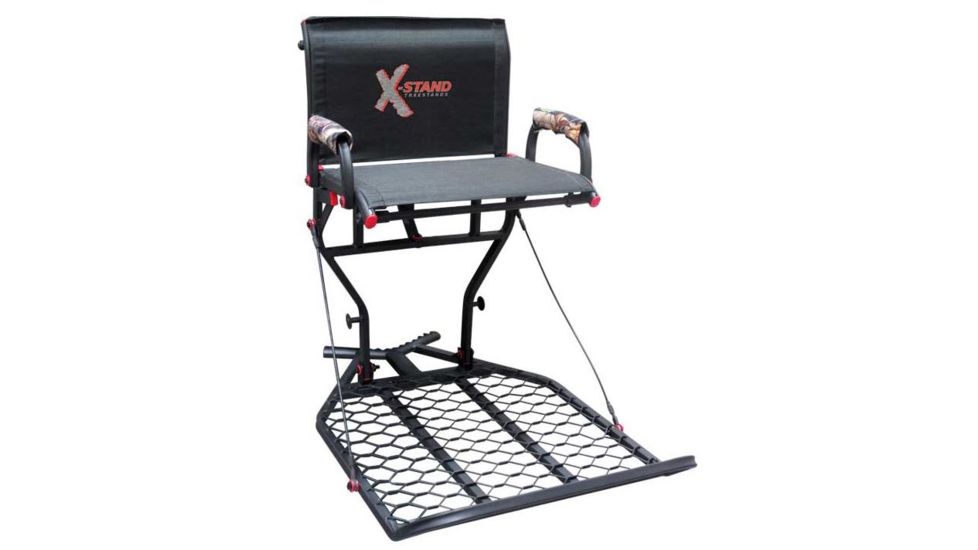 X-Stand The Patron Tree Stand w/Backrest, Black, XSFP456