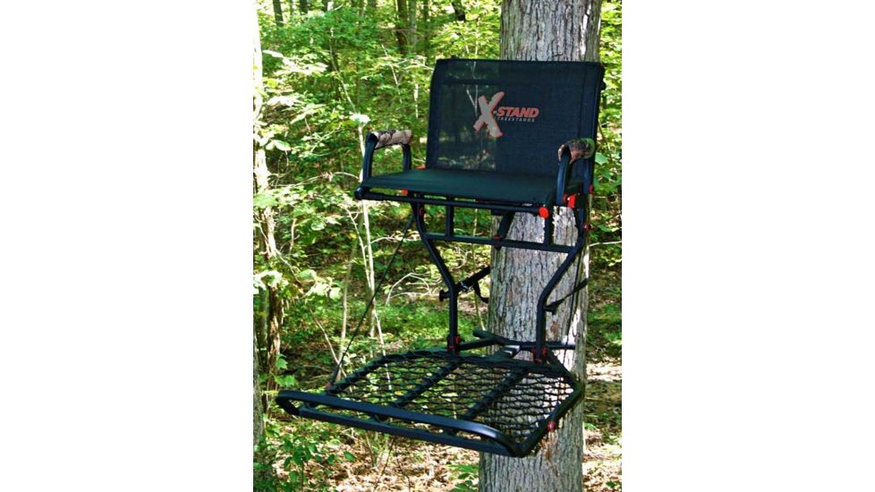 X-Stand The Patron Tree Stand w/Backrest, Black, XSFP456