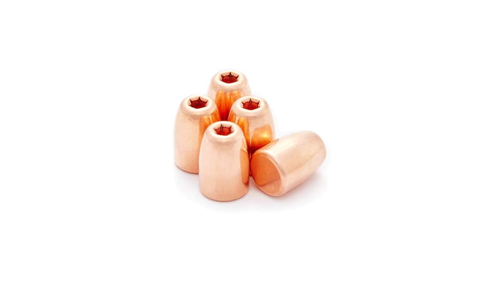 X-Treme Bullets 9mm Luger 124 Grain Hollow Point Pistol Ammo, 500 Rounds, XB9H124B500