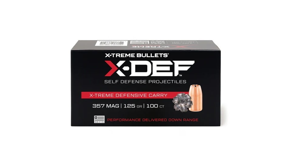 X-Treme Bullets .38spc/.357 mag Caliber Pistol Bullets, 125 Grain,  Hollow Point
