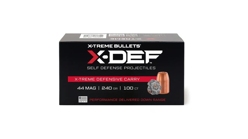 X-Treme Bullets 44 Magnum Caliber Pistol Bullets, 240 Grain,  Hollow Point
