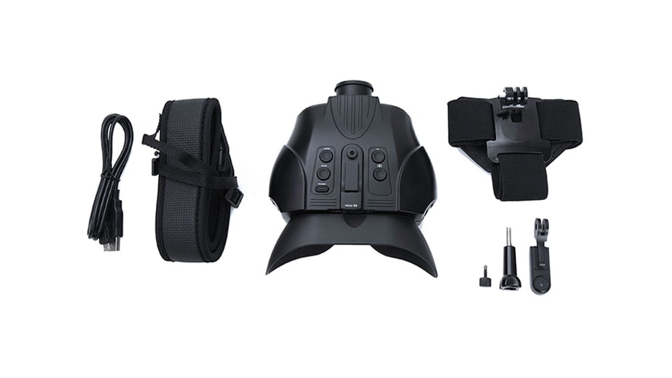 X-Vision Hands Free Deluxe Sniper Digital Nightvision Binocular, Black, XANB50