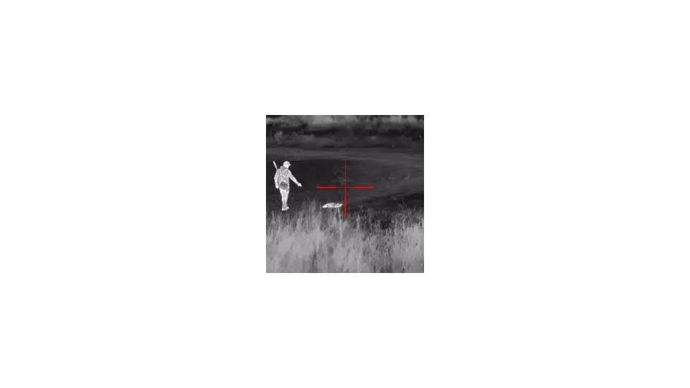X-Vision Impact 150 2.4-9.6x25mm Thermal Imaging Rifle Scope, 50Hz, Black, Medium, TS150