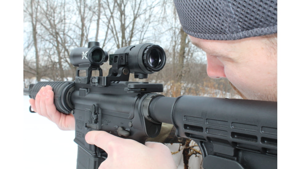 X-Vision ZONE 1x Red Dot Sight, 2 MOA Dot, Black, Small, ZRD1