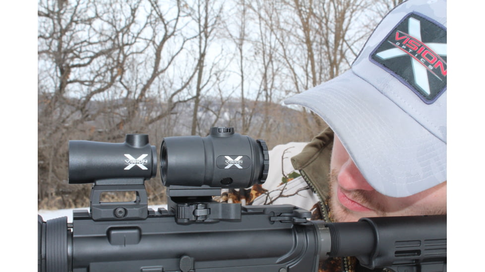 X-Vision ZONE 1x Red Dot Sight, 2 MOA Dot, Black, Small, ZRD1