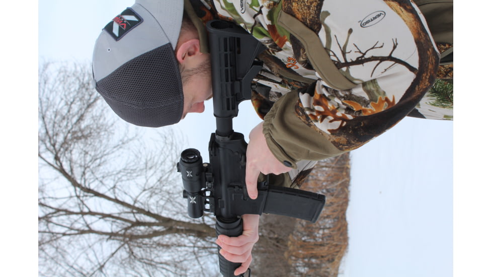 X-Vision ZONE 1x Red Dot Sight, 2 MOA Dot, Black, Small, ZRD1