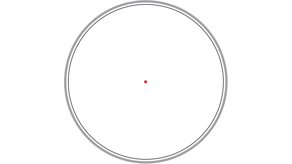 X-Vision ZONE 1x Red Dot Sight, 2 MOA Dot, Black, Small, ZRD1