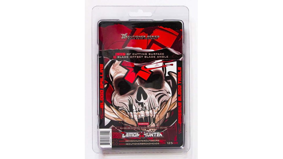Xecutioner Demon Hunter Cartel Broadheads, 125 gr, 3 Pack, Black, 3042