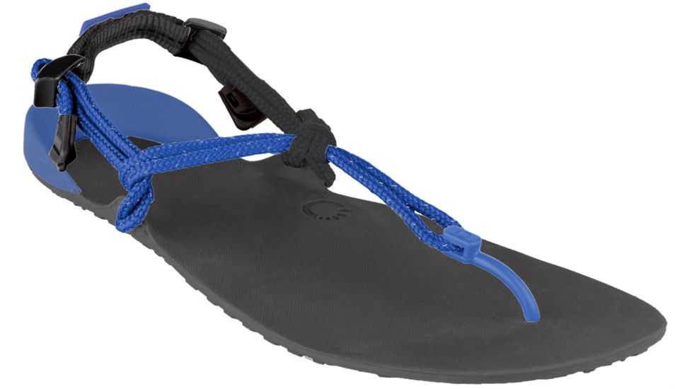 Xero Shoes Amuri Venture Sandal - Men's-Coal Black/Royal Blue-Medium-6
