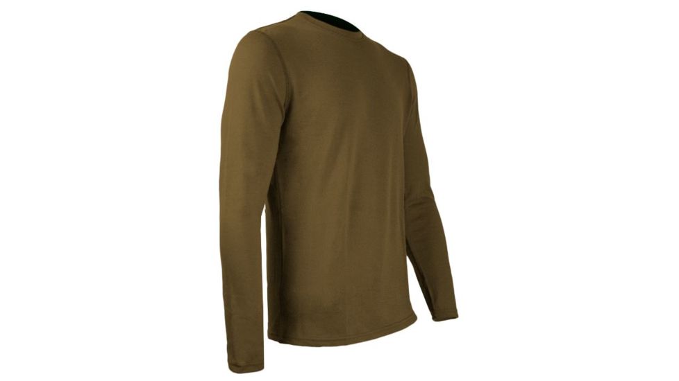 XGO Performance Montana Wool Long Sleeve Crew, Trebark, XL 1XW11A-XL-81
