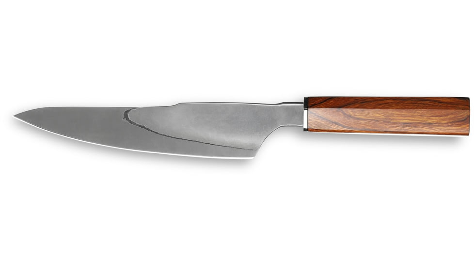 Xin Cutlery Ironwood Chef's Knife, 13.13in Overall, 8in Acid Etched 440C Steel Blade, Ironwood Handle, XC136