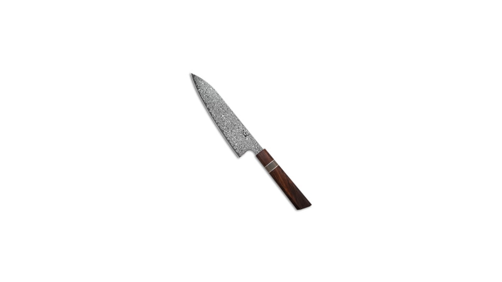 Xin Cutlery Xin Cutlery Octagonal 9" Chefs Knife Rosewood/Buffalo Horn Dam. Acid Etch, Wood, Damascus, adult, BHQ-139528