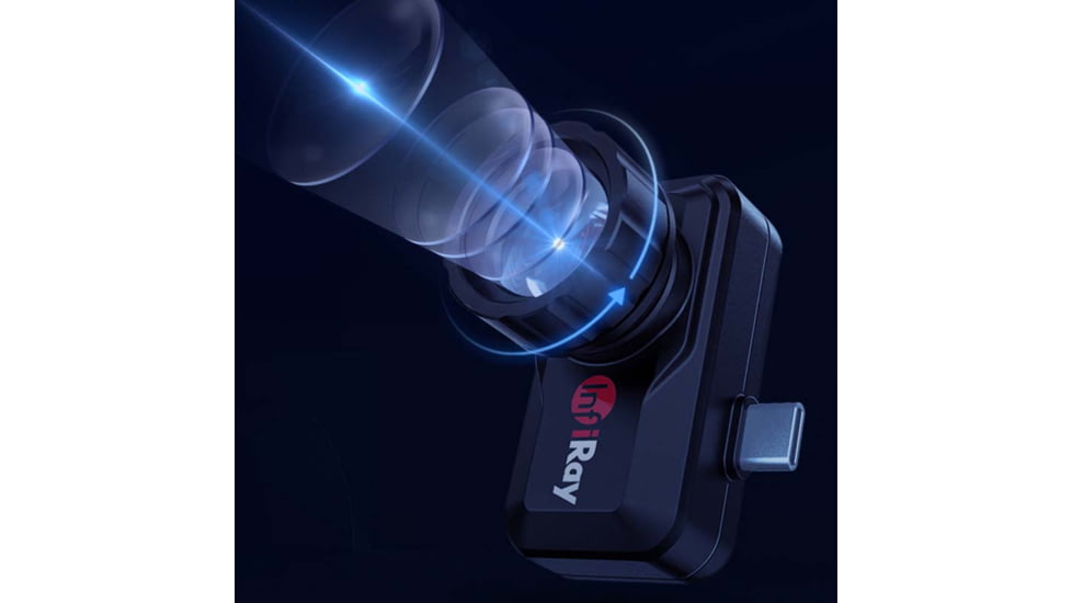 Xinfrared Cell Thermal Camera, 2-15x Zoom, Black, Medium, T3