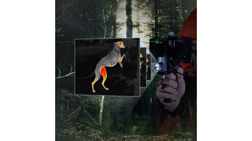 Xinfrared Cell Thermal Camera, 2-15x Zoom, Black, Medium, T3