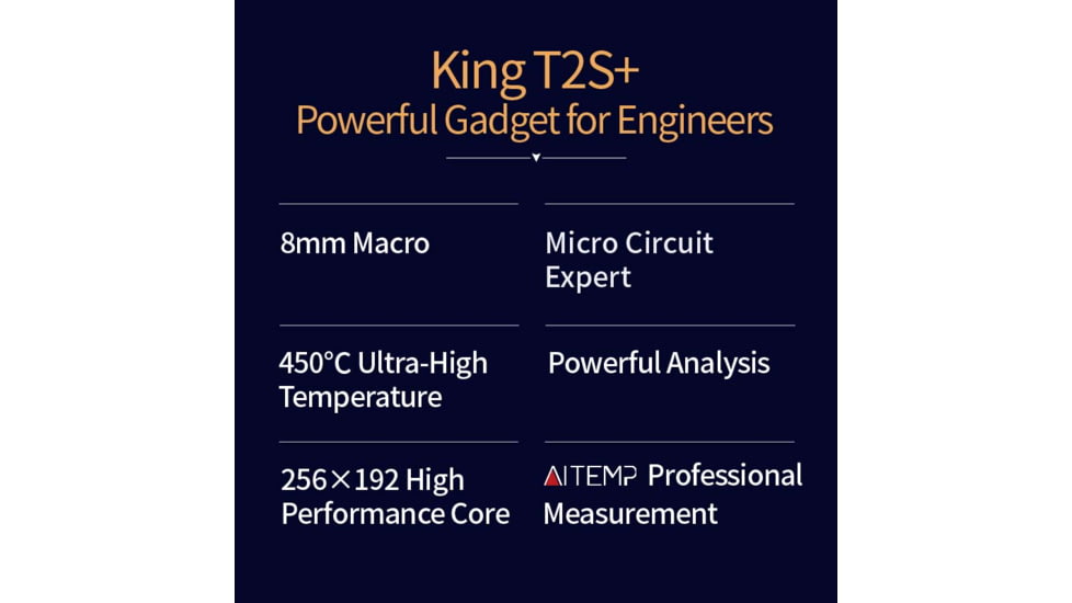 Xinfrared Cell Thermal Camera, 8mm Macro Lens, Yellow, Medium, T2SPlus