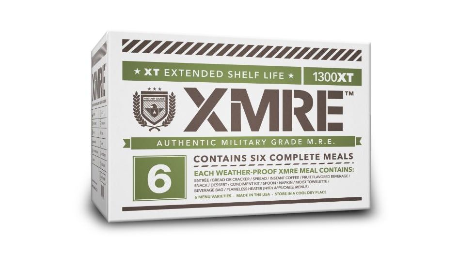 XMRE 1300XT, 6 Meals, 8.90 lbs, XMRE6H