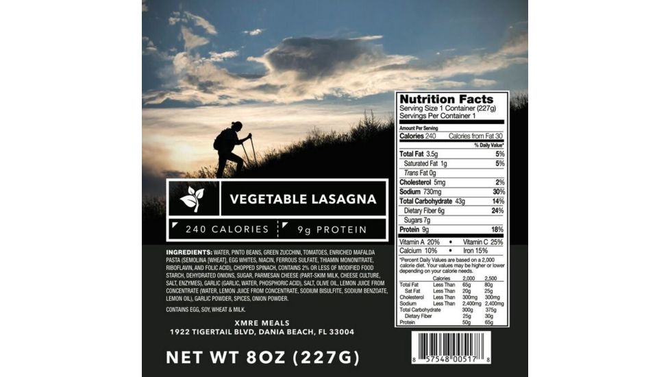 Vegetable Lasagna Gi Entre, 9.6 oz