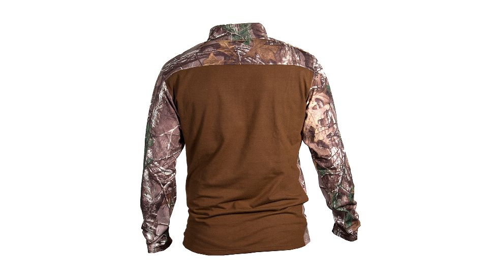 Xone Sport Compression-Fit Long Sleeve Shirt 1/4 Zip, XT Camo, Medium X1589-AM-XT