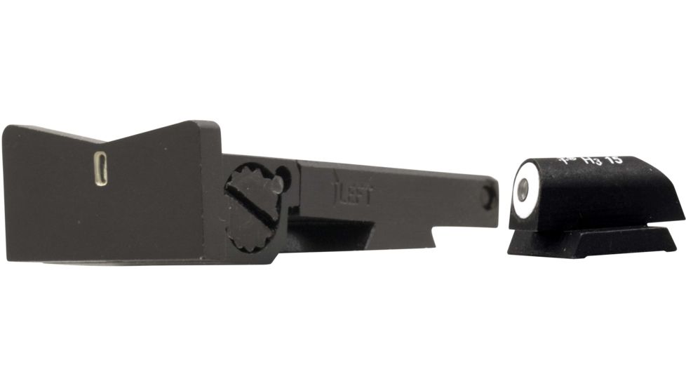 XS Sight Systems DXT Big Dot Pistol Tritium Night Sight, Colt 1911 and Others, All Barrel Lengths, BCMS Cut, Matte Black, Standard, NE-0013A-5