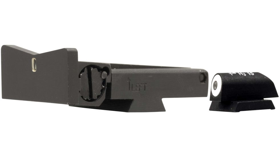 XS Sight Systems DXT Big Dot Pistol Tritium Night Sight, Colt 1911 and Others, All Barrel Lengths, LPA Cut, Matte Black, Standard, NE-0015A-5