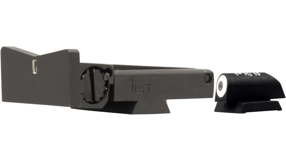XS Sight Systems DXT Big Dot Pistol Tritium Night Sight, Colt 1911 Enhanced, All Barrel Lengths, LPA Cut, Matte Black, Standard, NE-0016A-5