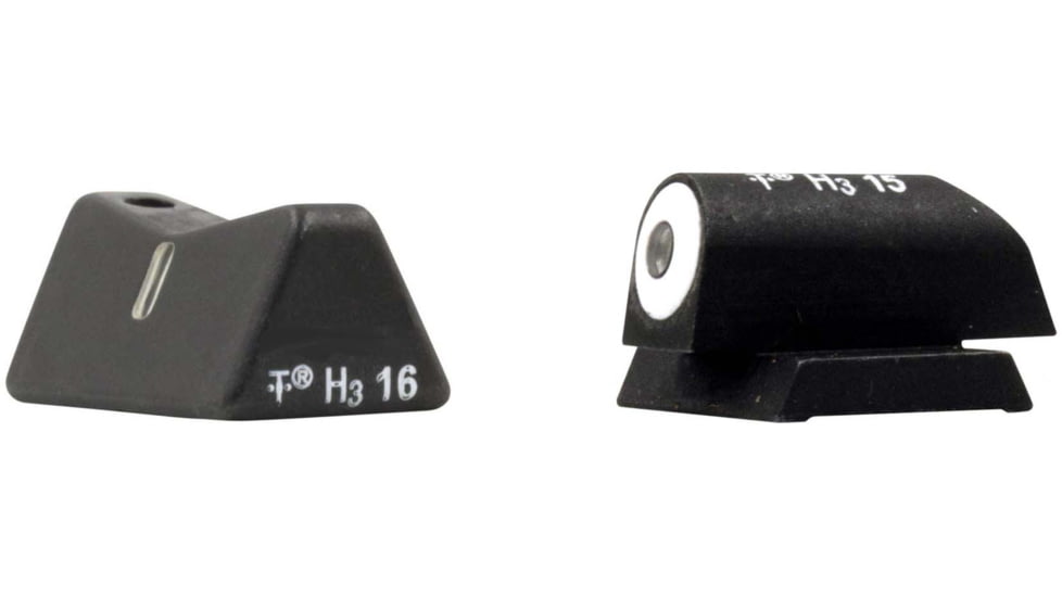 XS Sight Systems DXT Big Dot Pistol Tritium Night Sight, Colt Enhanced Commander 4.25in, Matte Black, Standard, NE-0008S-5