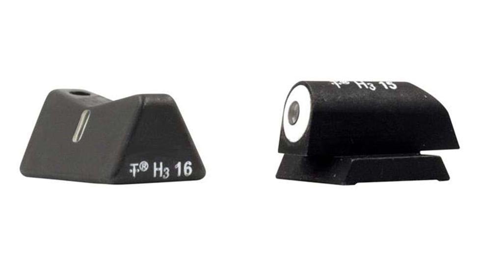 XS Sight Systems DXT Big Dot Pistol Tritium Night Sight, Colt Enhanced Officers ACP 3.5in, Matte Black, Standard, NE-0009S-5
